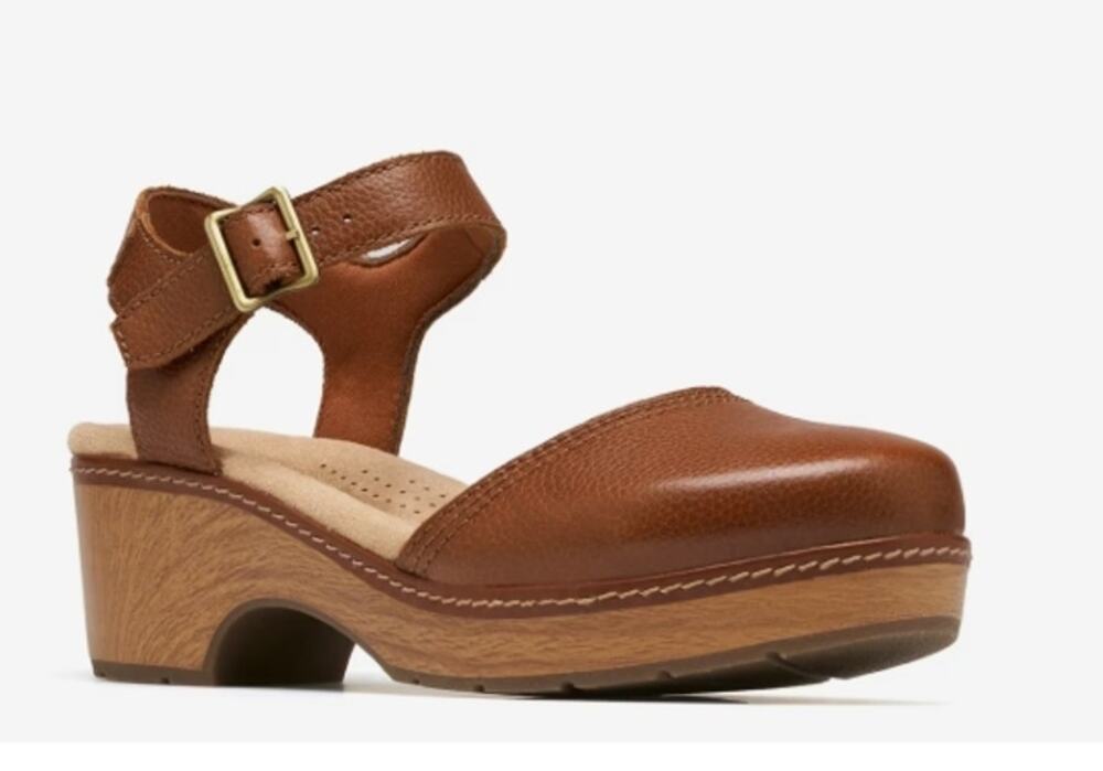 Clarks Paizlee Platform Leather Clog- Women's Size- 8- New